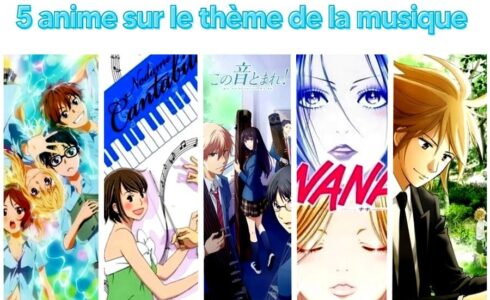 5 anime musique