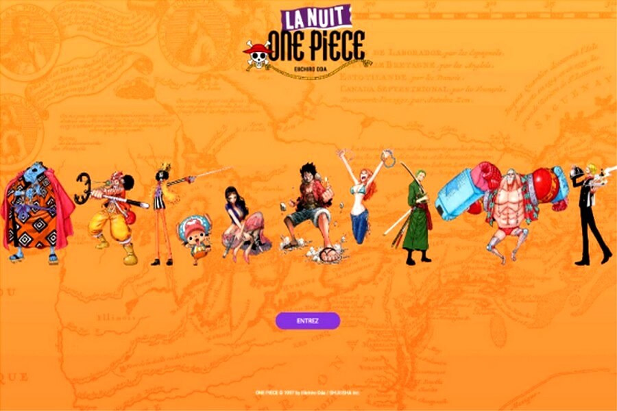 Une « nuit One Piece » organisée ce vendredi 29 septembre aux