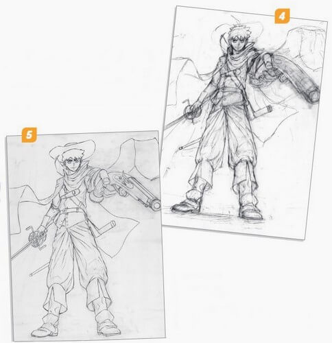 dessine mousquetaire 2