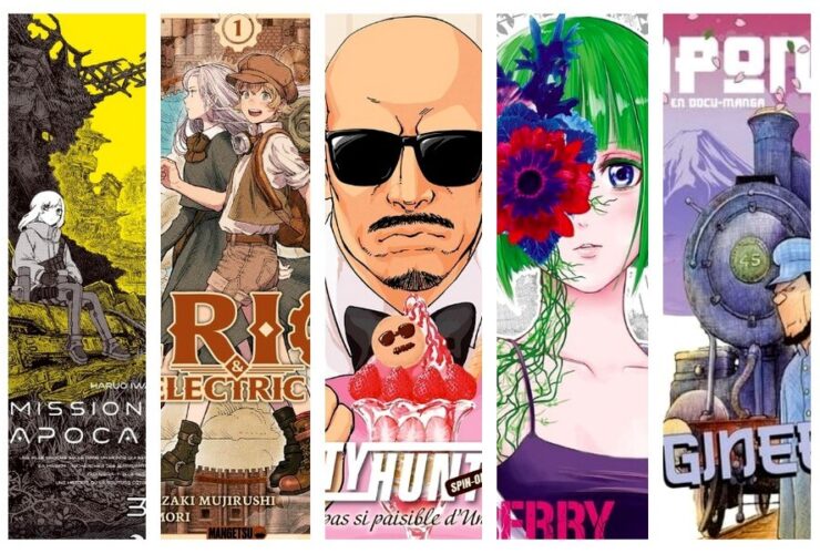 5 sorties mangas 70