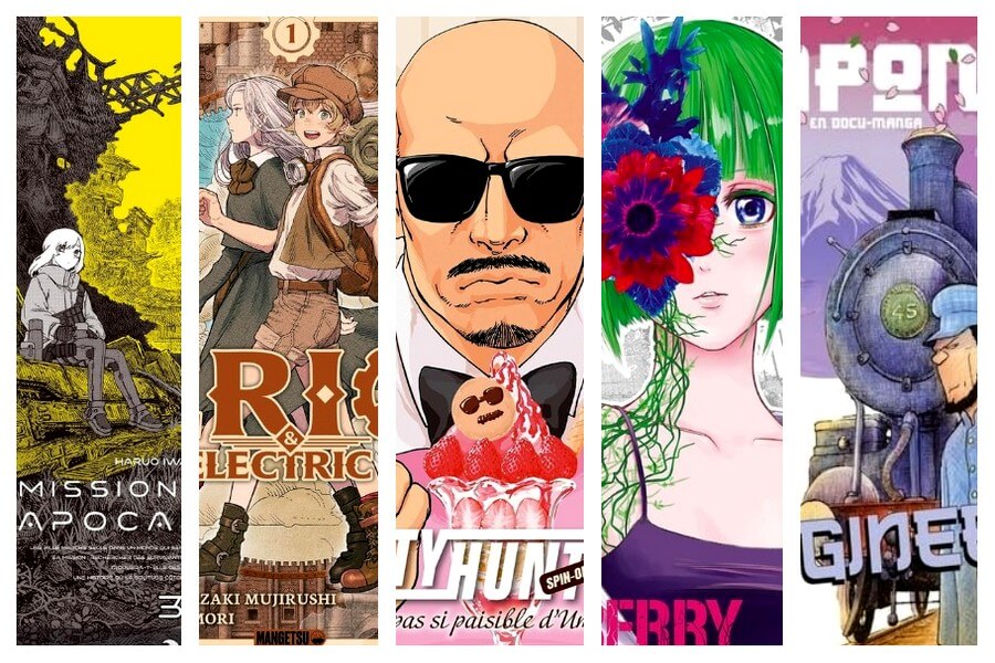 5 sorties mangas 70