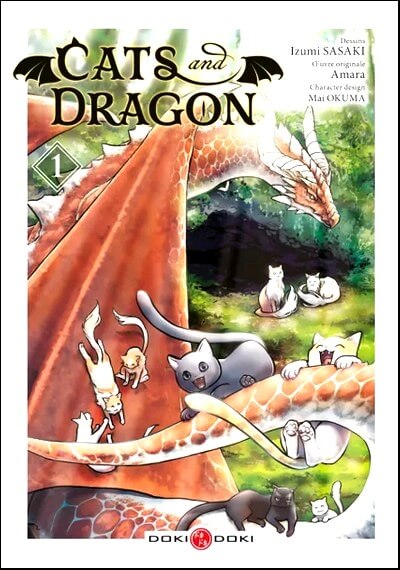 cats and dragon